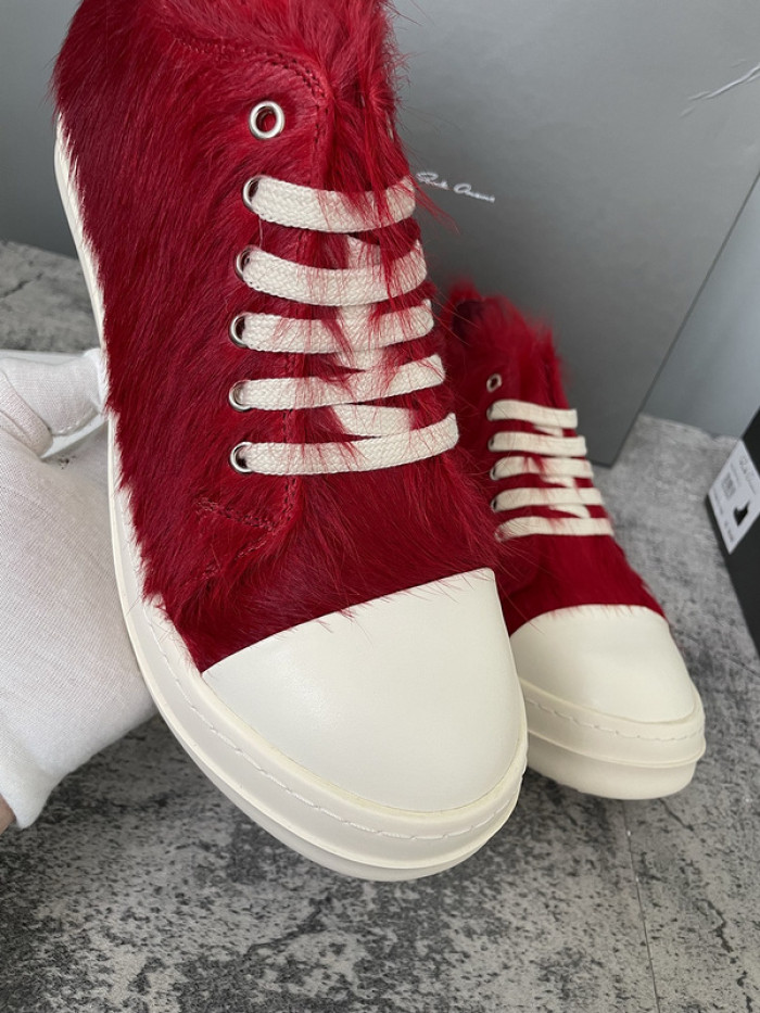 RICK OWENS SNEAKER (SUEDE)