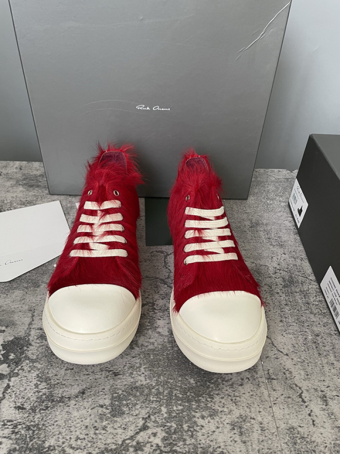 RICK OWENS SNEAKER (SUEDE)