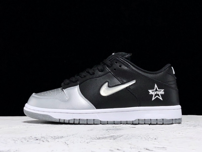 Nike SB Dunk Low S*p*e Jewel Swoosh Silver CK3480-001